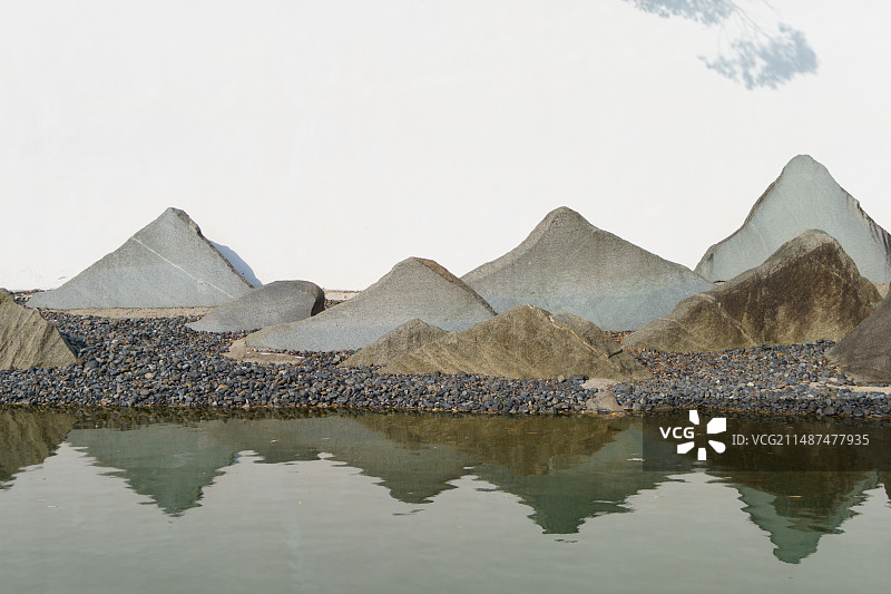 苏州博物馆山水造景图片素材