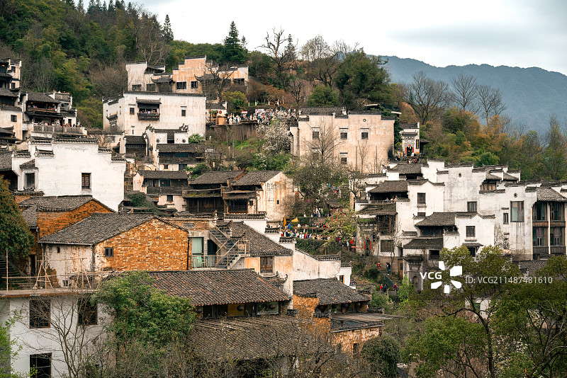 江西上饶婺源篁岭景区图片素材