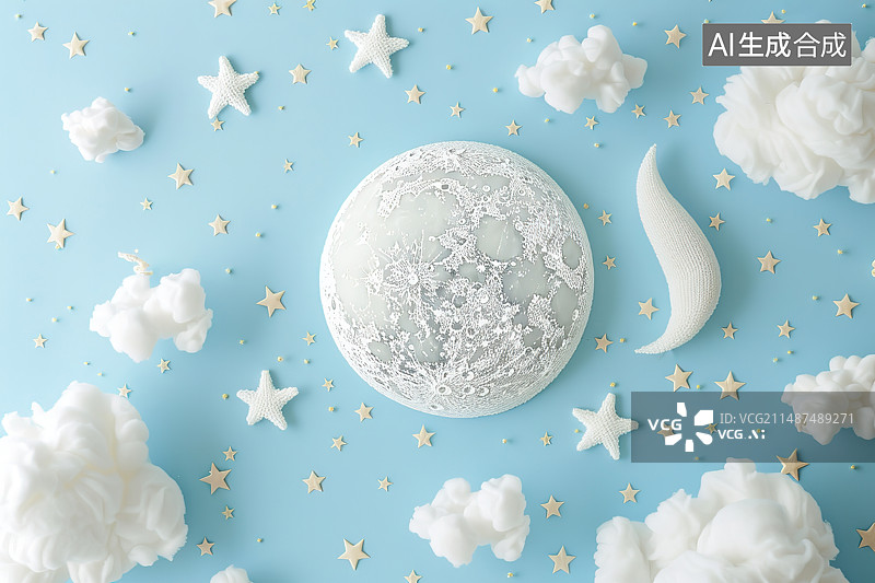 【AI数字艺术】正上方蓝色背景下的鸡蛋照片图片素材