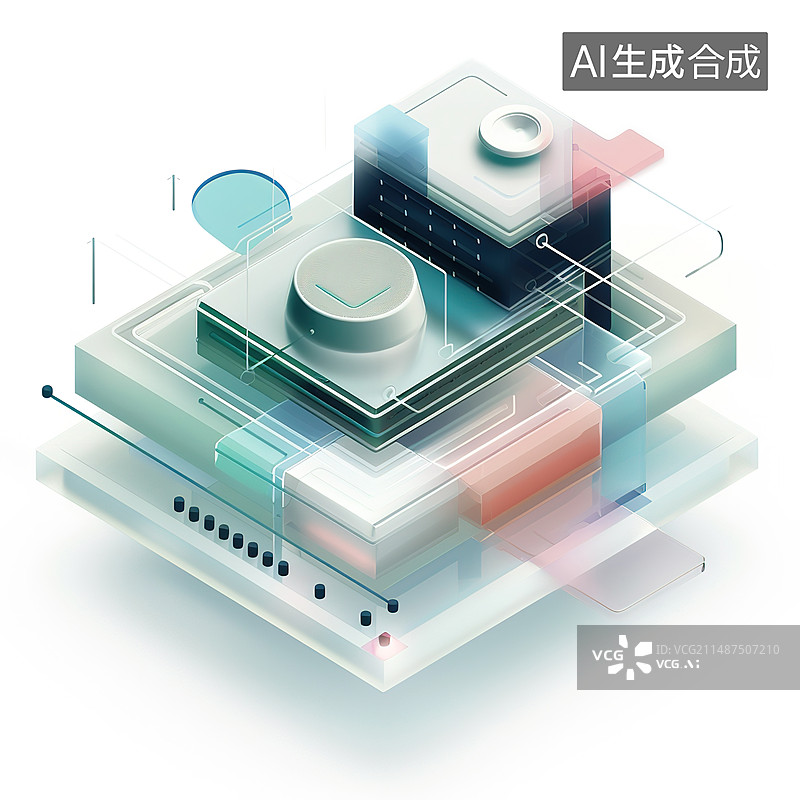 【AI数字艺术】白色背景上的网络连接插头特写图片素材