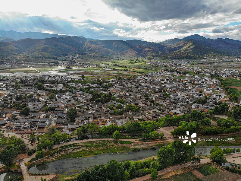 沙溪古镇晴天图片素材