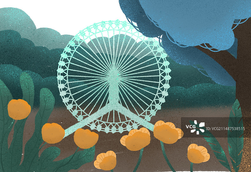 乡村游乐场图片素材