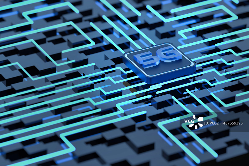 5G芯片背景图片素材