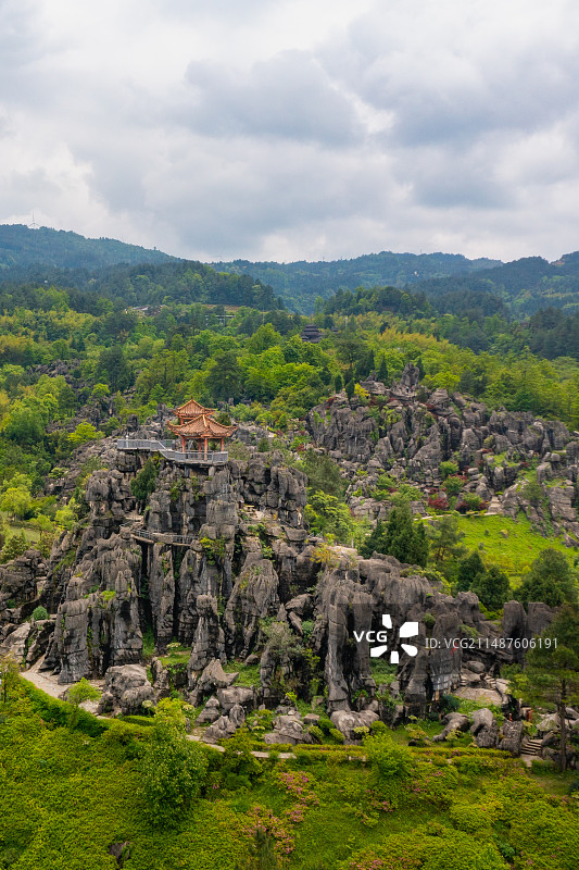 万盛石林风光图片素材