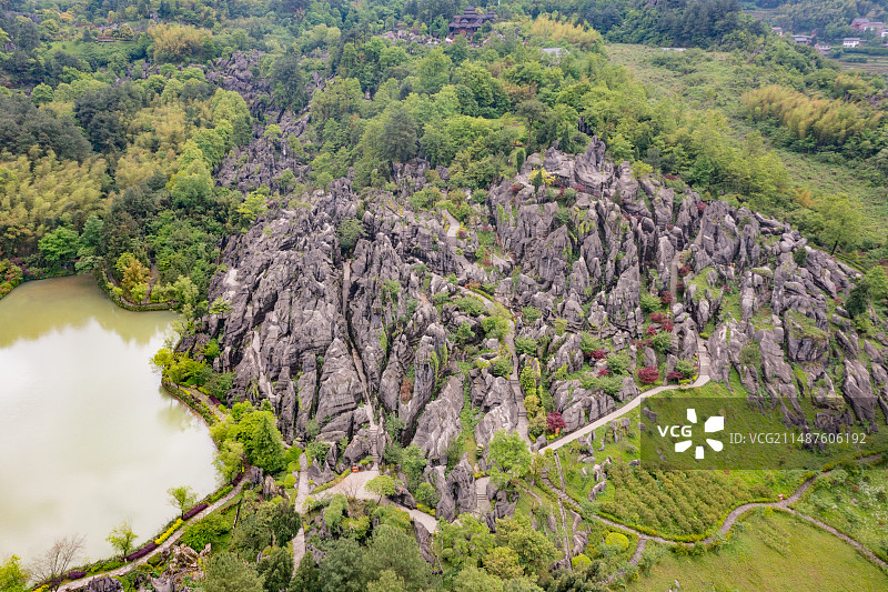 万盛石林风光图片素材