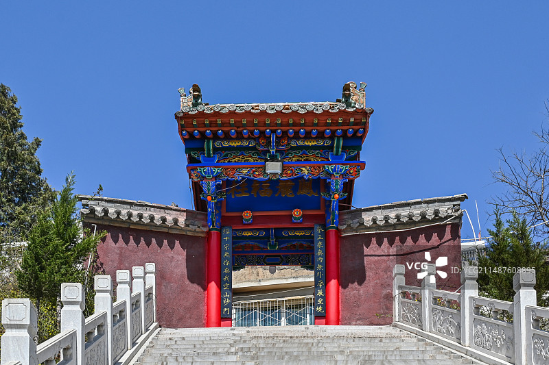 甘肃天水市玉泉观景区图片素材