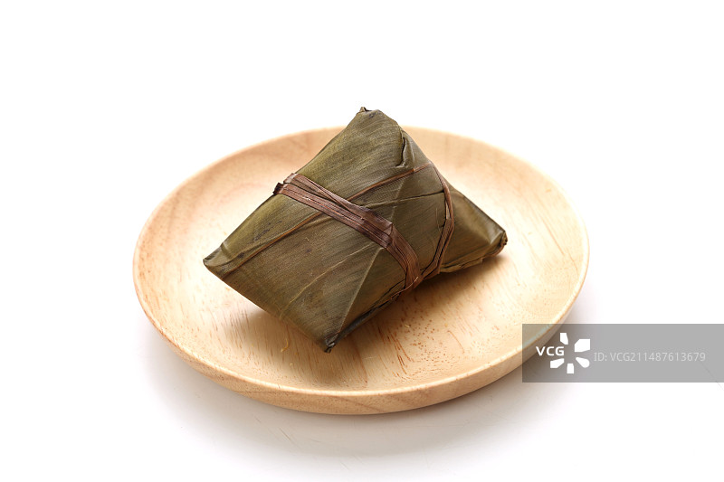 蛋黄栗子咸肉粽图片素材