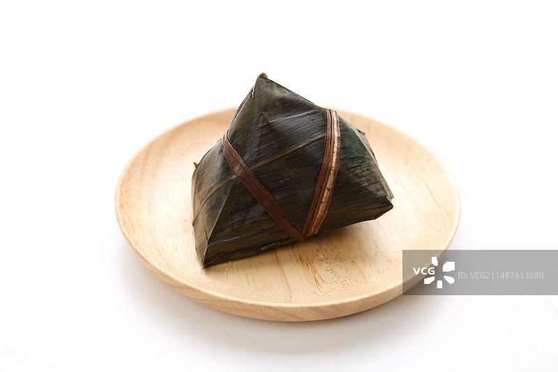 蛋黄栗子咸肉粽图片素材