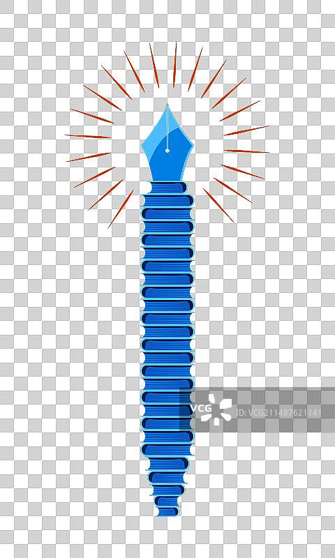 写作概念笔和书堆图片素材