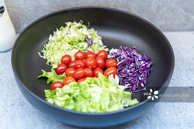 酒店早餐的沙拉图片素材