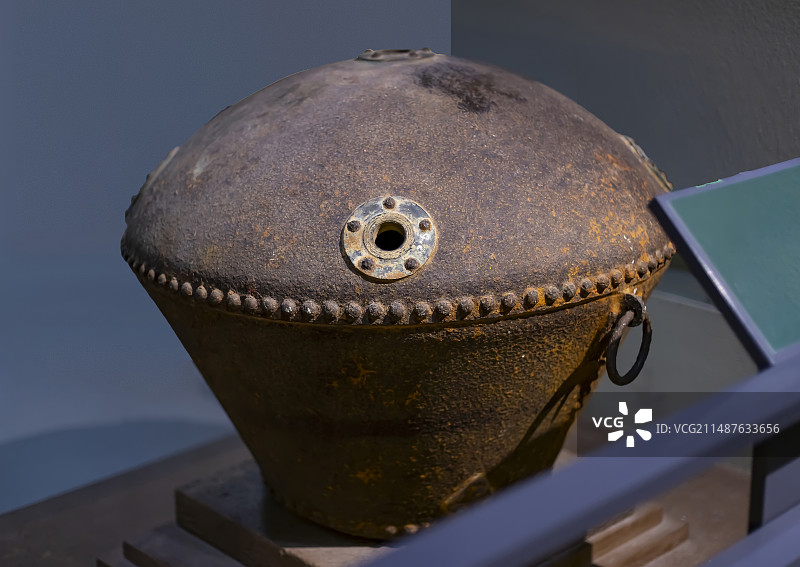 俄国海军水雷 20世纪初 大连博物馆图片素材