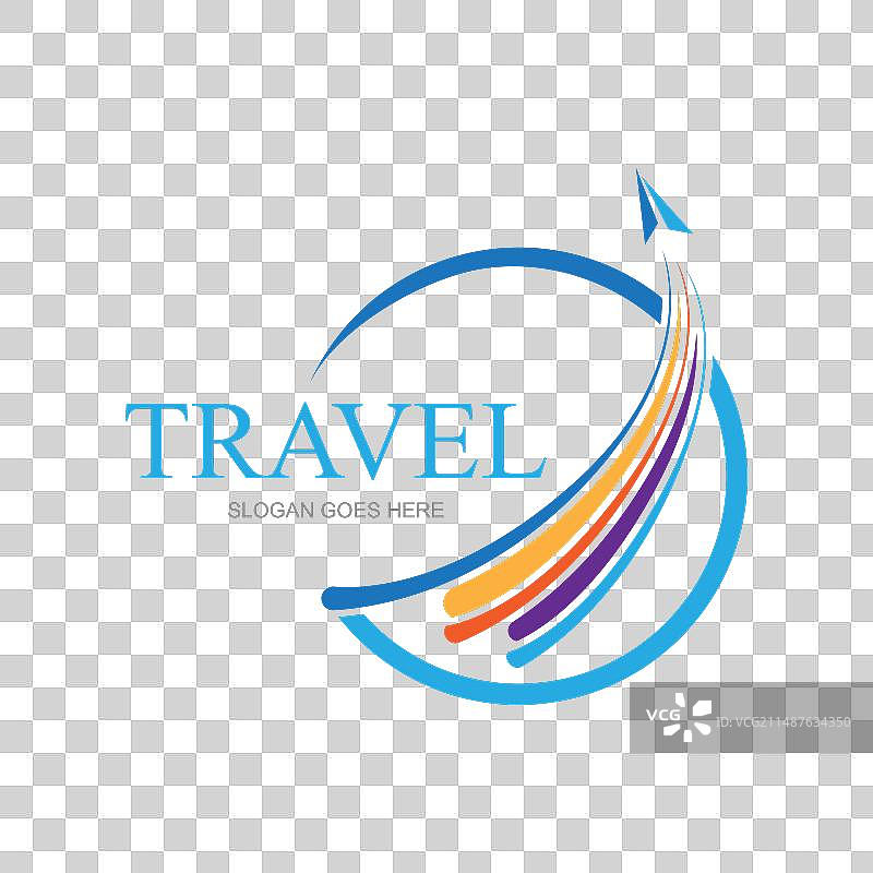 航空公司机票logo设计模板图片素材