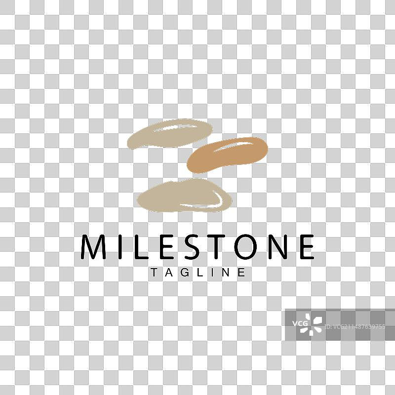 石头标志石材设计平衡里程碑模板图片素材