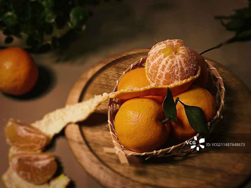 丑桔.桔脉相连图片素材