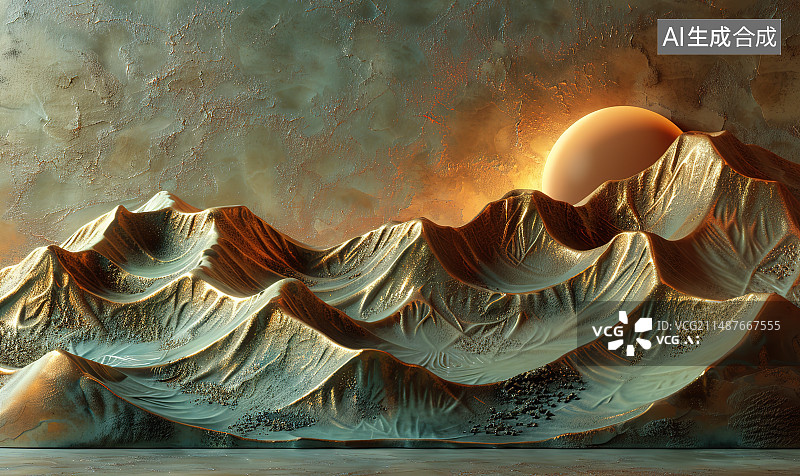 【AI数字艺术】自然风光地貌的风景图片素材
