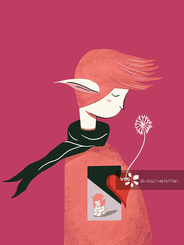 内在小孩图片素材