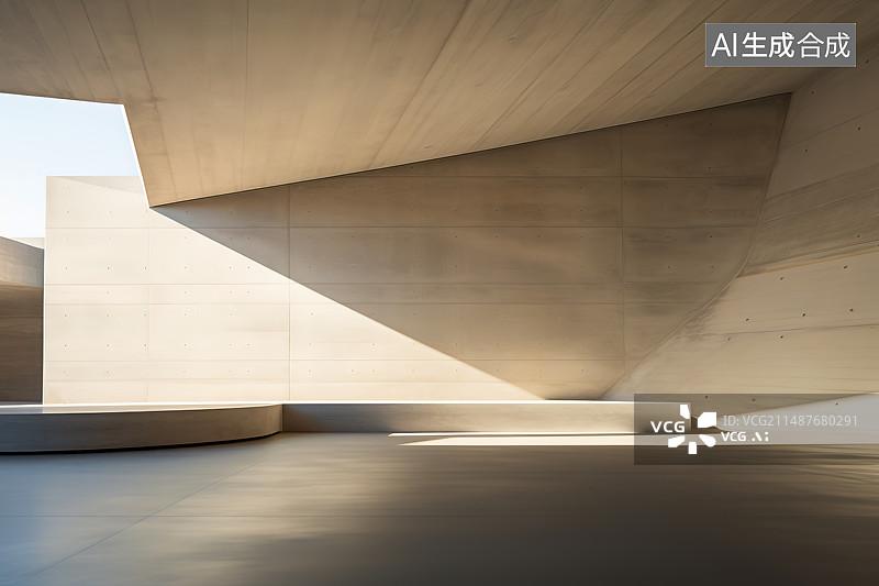 【AI数字艺术】建筑空间图片素材