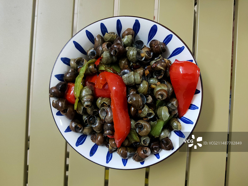 炒田螺图片素材