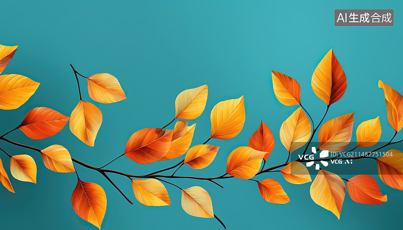 【AI数字艺术】在晴朗的蓝天下俯瞰树木图片素材