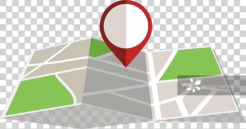 扁平风格位置图标图片素材