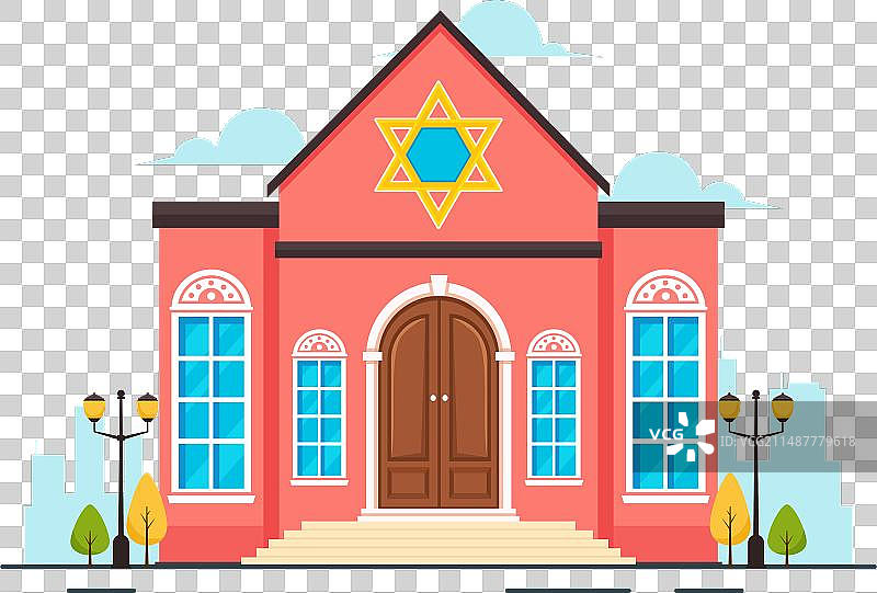 犹太教堂建筑图片素材