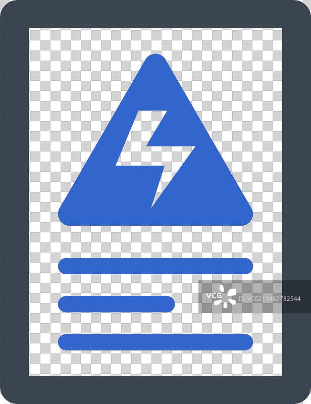 闪电危险图标图片素材