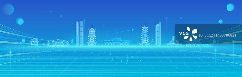 2024年广西城市建设矢量插画图片素材