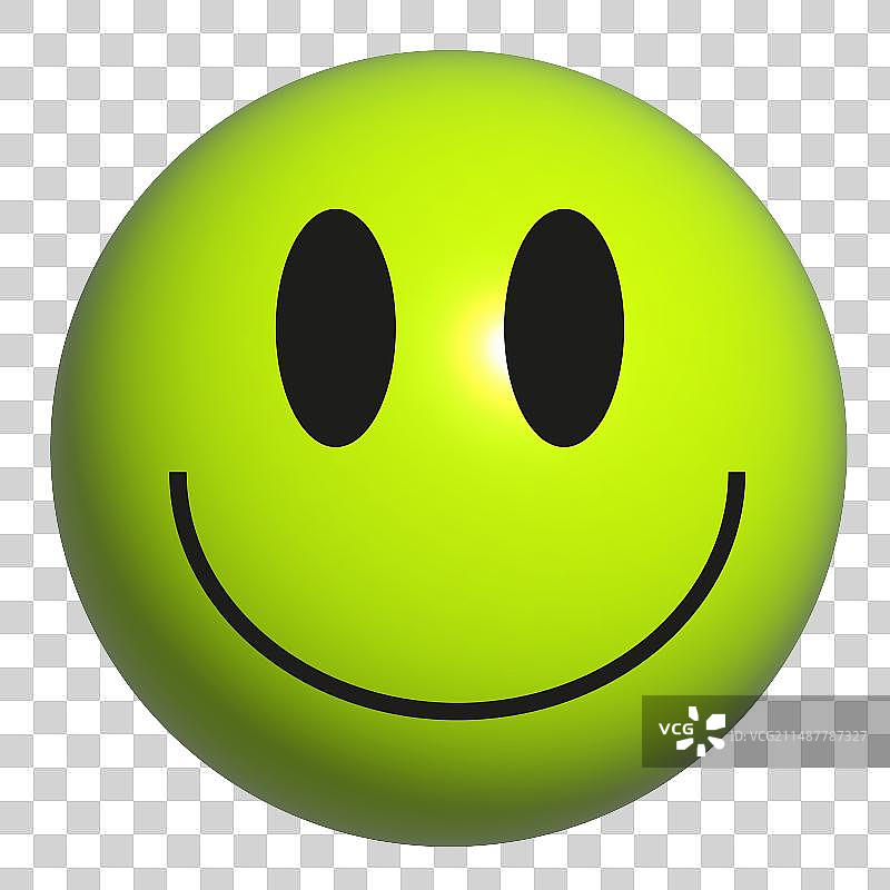 3D渲染笑脸表情符号愚人节潮流元素图片素材