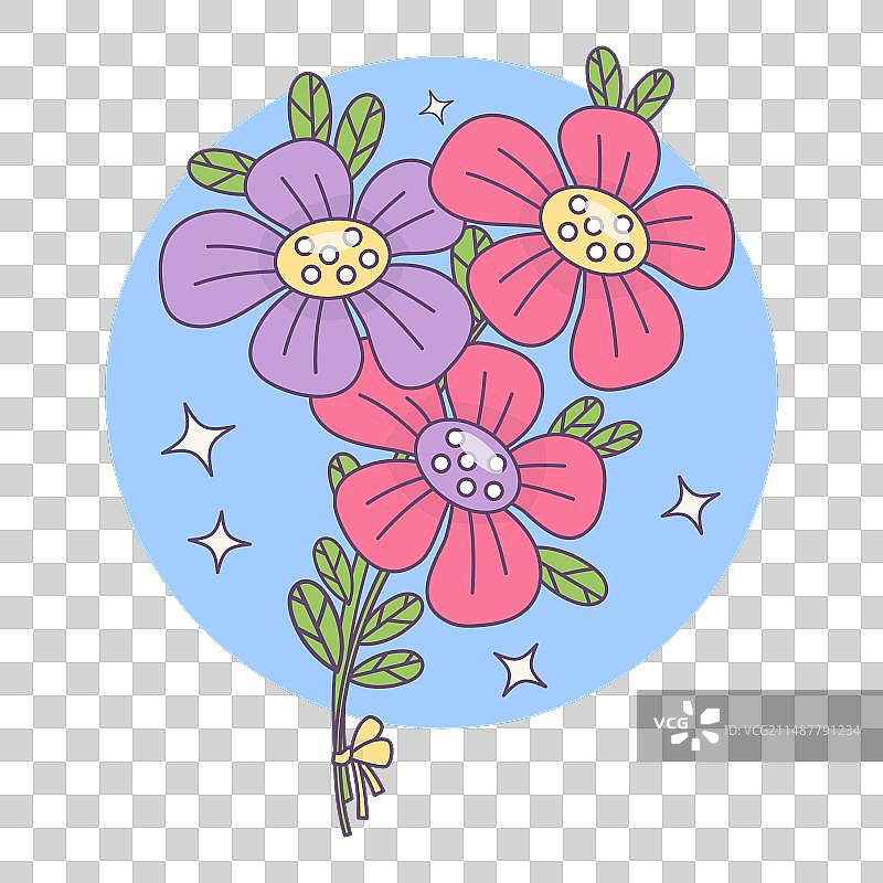 节日盛开甘菊花束图片素材