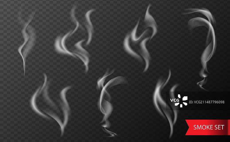 逼真烟雾集合图片素材