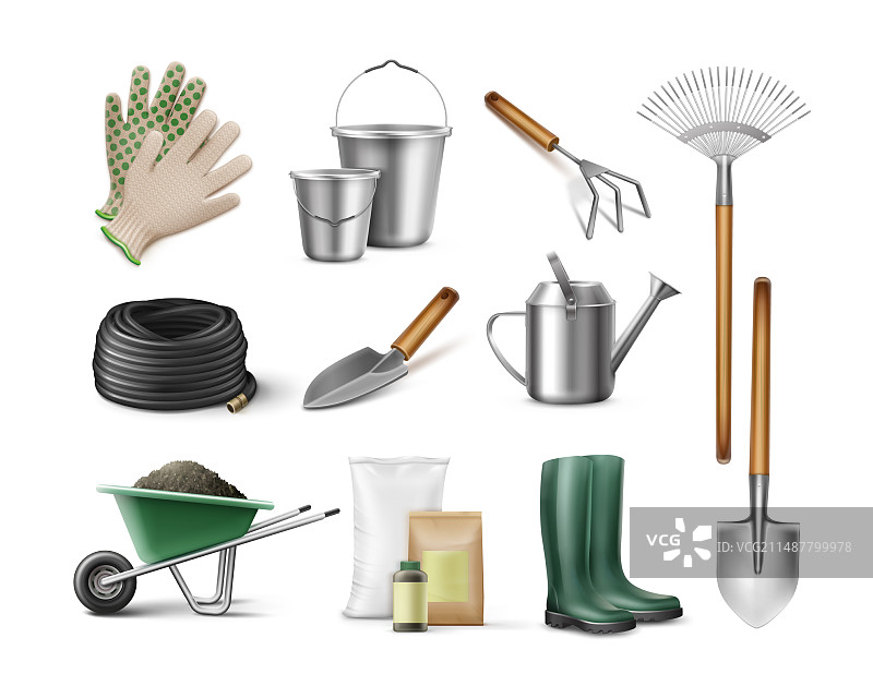 园艺工具图片素材