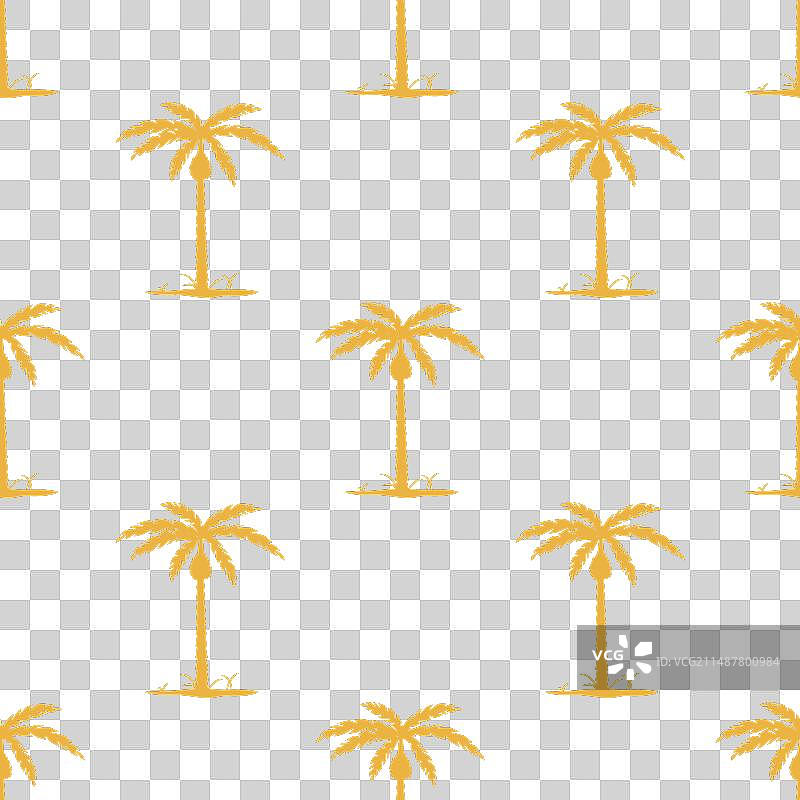 热带棕榈树无缝图案图片素材