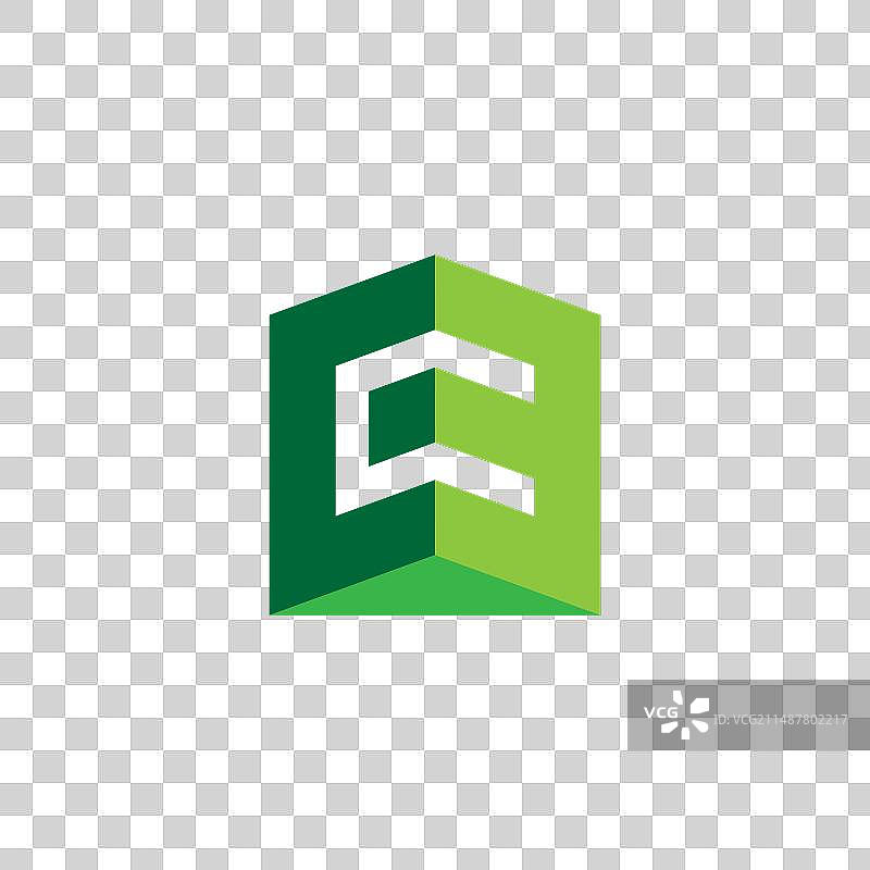 C和3标志设计元素或3D图标C3图片素材