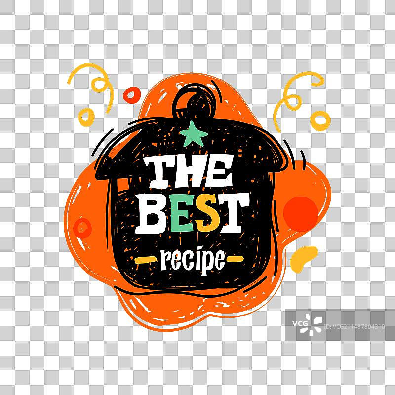 手绘烹饪标志图片素材