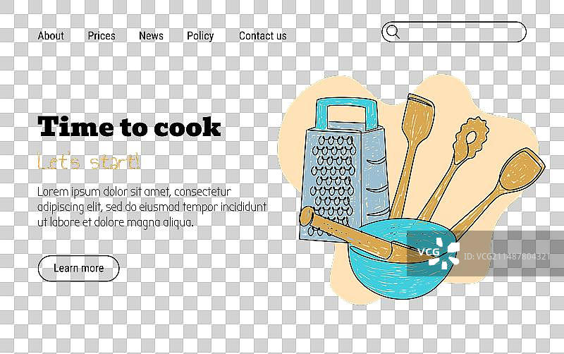 厨房用具烹饪页面家居用品图片素材