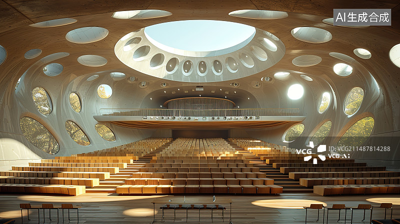 【AI数字艺术】室内空间-大厅2图片素材