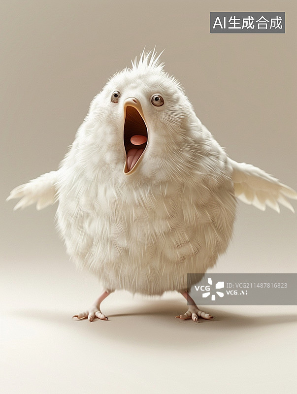 【AI数字艺术】吃惊的动物图片素材