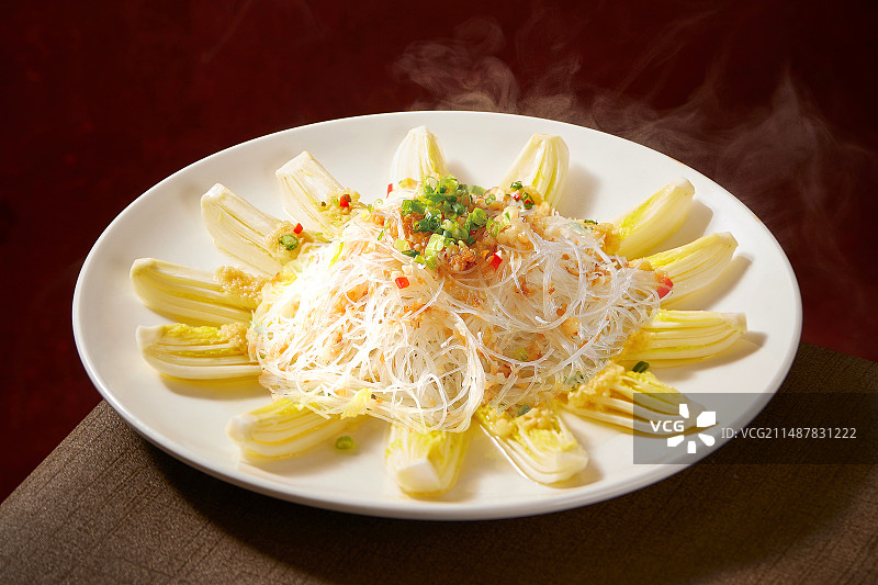 炒娃娃菜图片素材