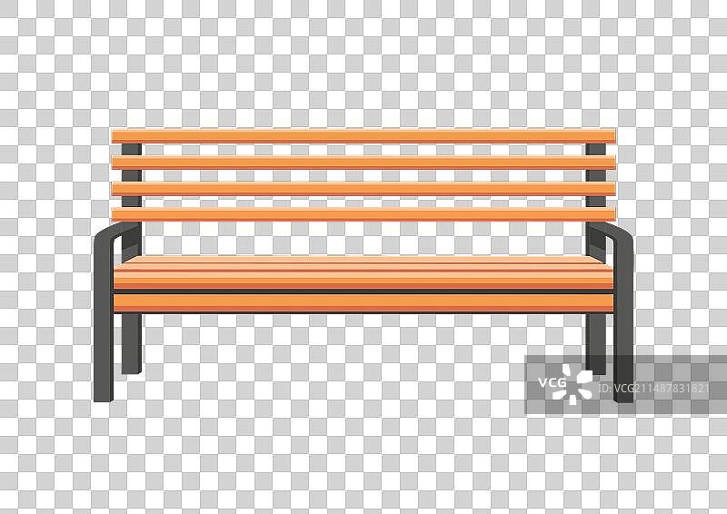 花园长凳图片素材