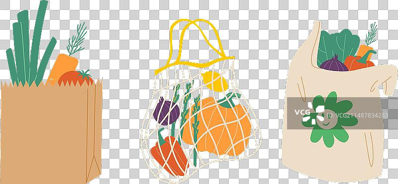 有机产品杂货产品配送图片素材