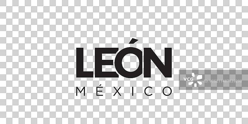 墨西哥莱昂市徽设计图片素材