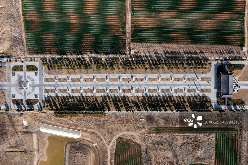 山东邹城鲁荒王墓明鲁王墓图片素材