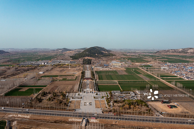 山东邹城鲁荒王墓明鲁王墓图片素材