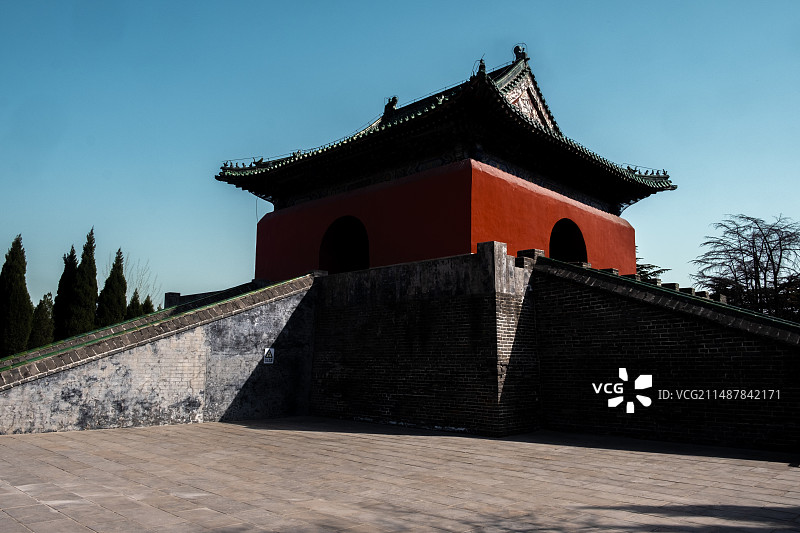 山东邹城鲁荒王墓明鲁王墓图片素材