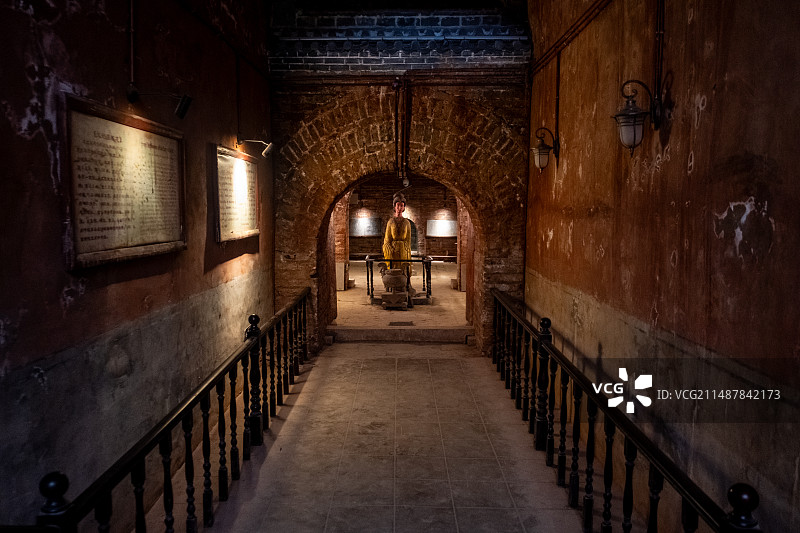 山东邹城鲁荒王墓明鲁王墓图片素材