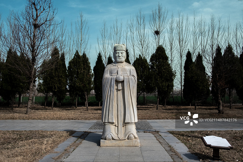 山东邹城鲁荒王墓明鲁王墓图片素材