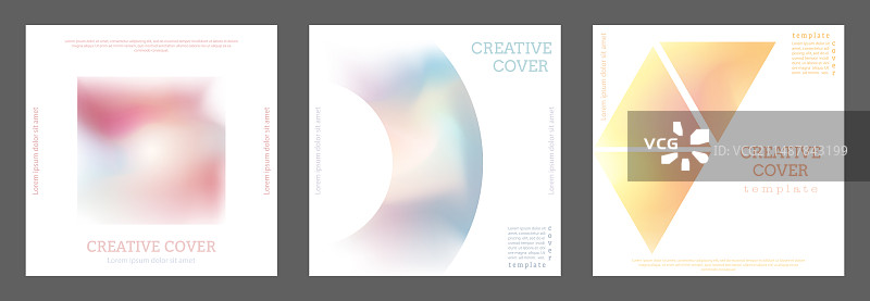 渐变色封面模板图片素材