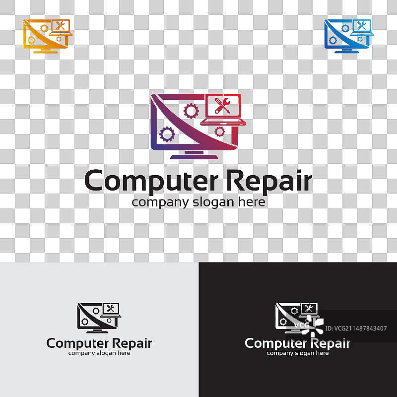 电脑维修标志图片素材