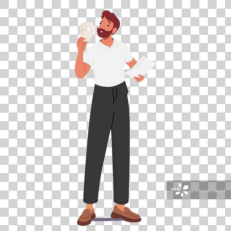 传达情感的戏剧男演员角色图片素材