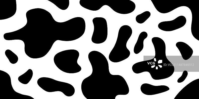 抽象不规则奶牛皮纹理图片素材